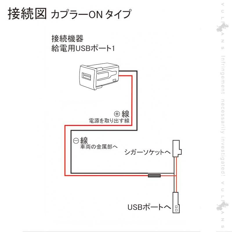 新型RAV4 50系 QC3.0搭載 増設 USB充電ポート ブルー カプラーオン スマホ充電 増設電源 イルミ 急速 充電USBポート 増設電源 スマホ充電 電装 パーツ