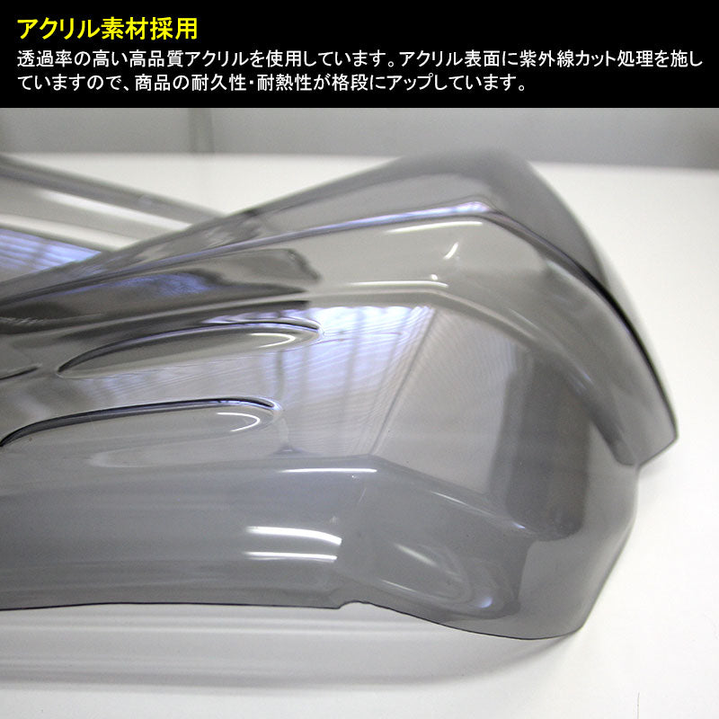 VELLFIRE 30 ヴェルファイア30系 専用設計 スモーク テールレンズカバー テールランプカバー リアゲートウイング 4P