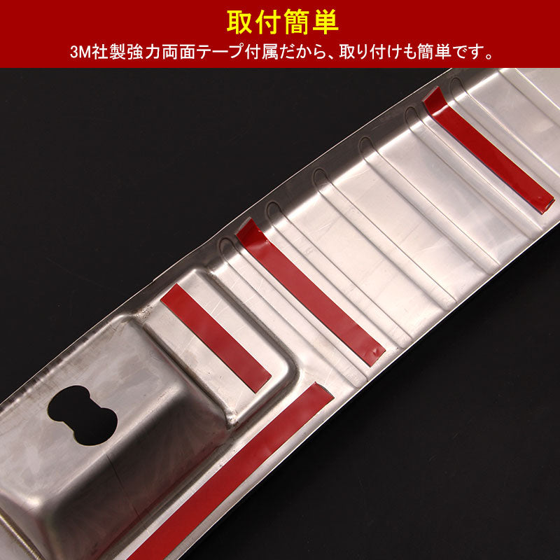 ベゼル ヴェゼル RU1/RU2/RU3/RU4 ラゲッジ スカッフプレート リアステップガード ステップカバー リア バンパー バック ガーニッシュ Bタイプ