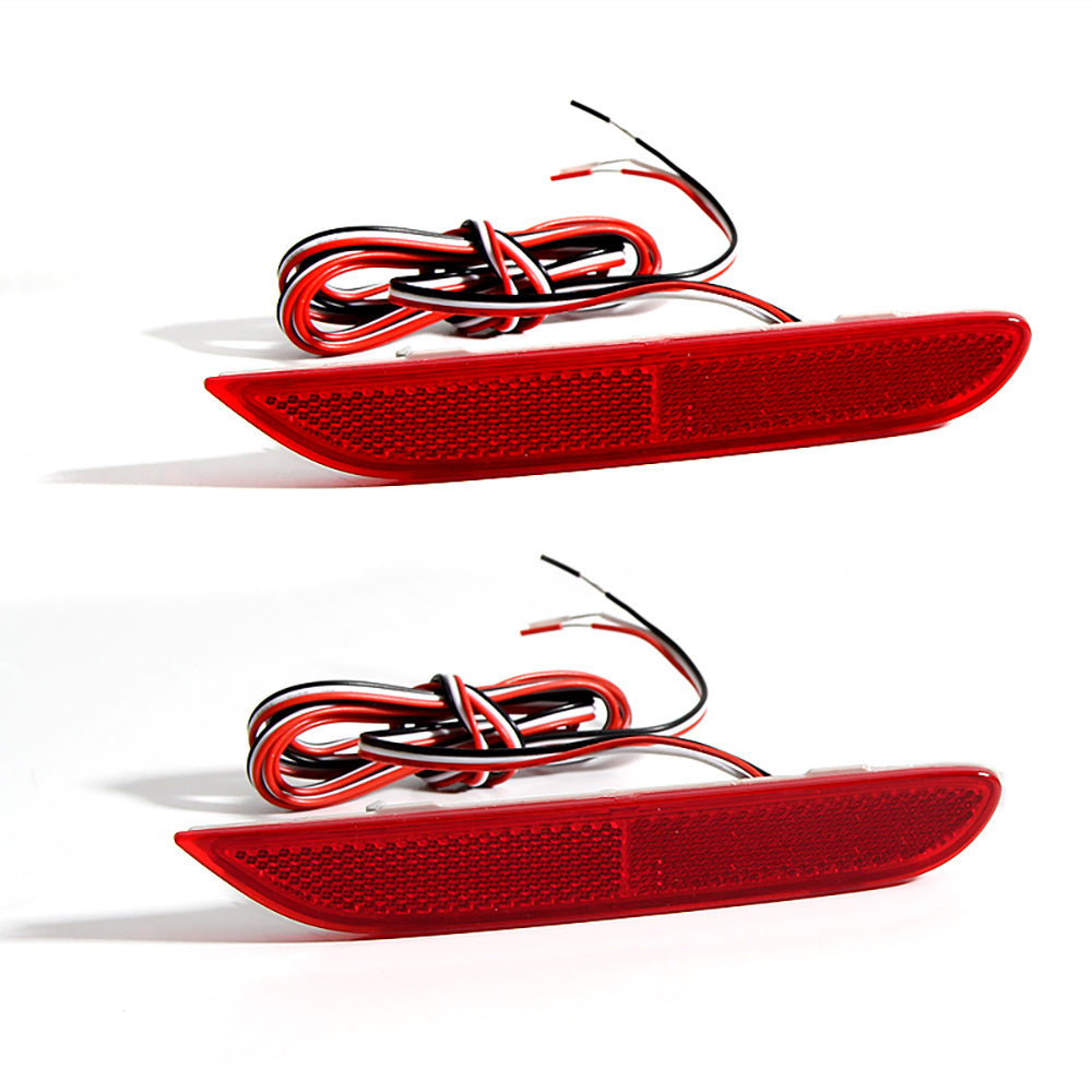 日産 X-TRAIL エクストレイル T32 LEDリフレクターランプ テールライト 車検対応 反射板付 スモール/ブレーキ連動 ブレーキランプ LEDリフレクター 左右セット