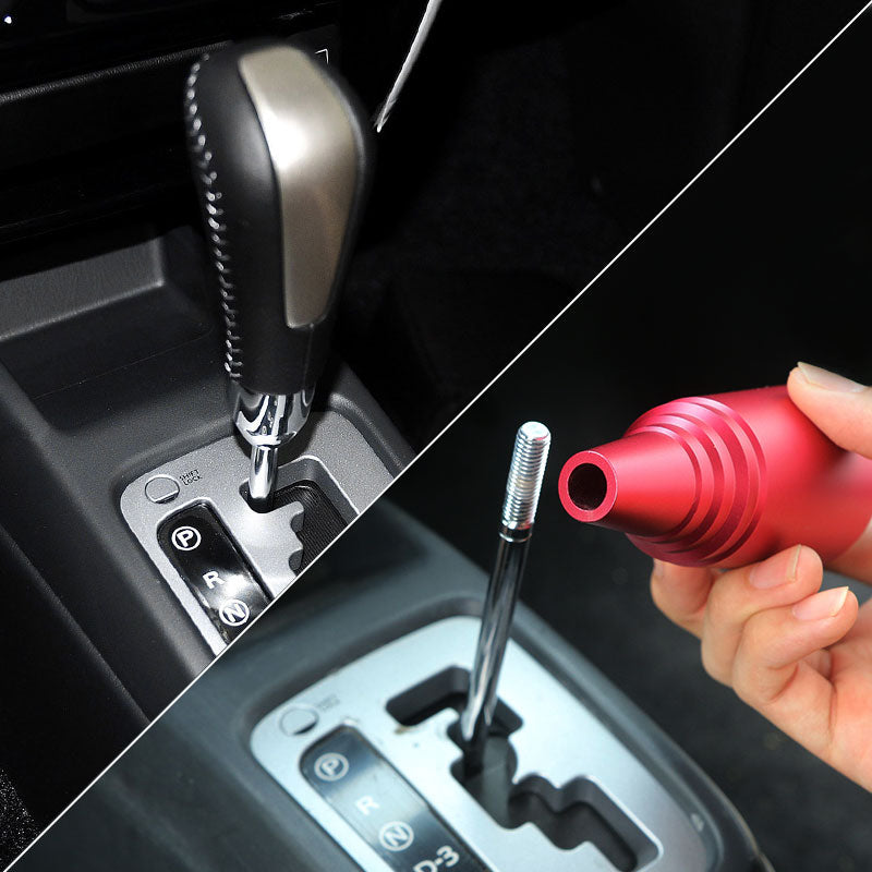 ジムニー JB23/43 アクセサリー カスタム パーツ 用品 JIMNY アルミ合金 シフトノブ シフト周りガーニッシュ レッド