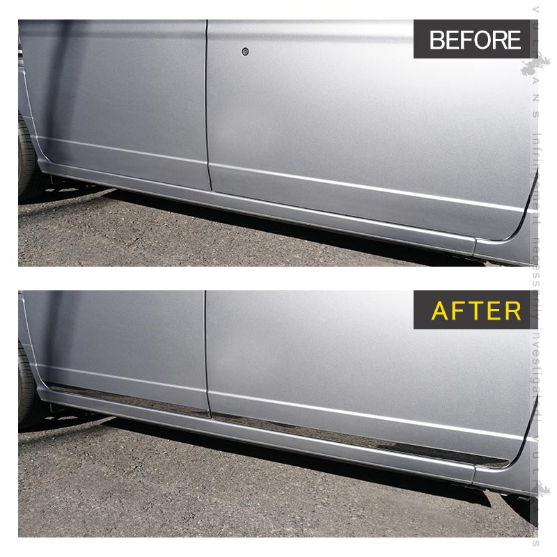 N-VAN JJ1/2 サイドガーニッシュ 4PCS SUS304ステンレス ドアモール サイドモール ドアパネル 外装 パーツ アクセサリー カスタム