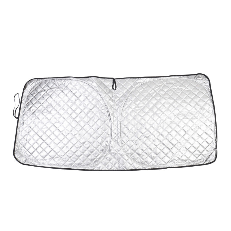 N-VAN JJ1/2 フロントガラス用 サンシェード 4層構造 遮光フロントシェード カーサンシェード 日よけ 紫外線対策 UVカット 収納袋付 内装 NVAN