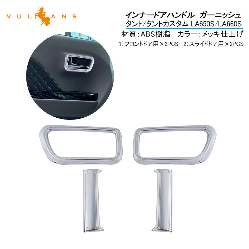新型タント/タントカスタム LA650S/LA660S インナードアハンドル