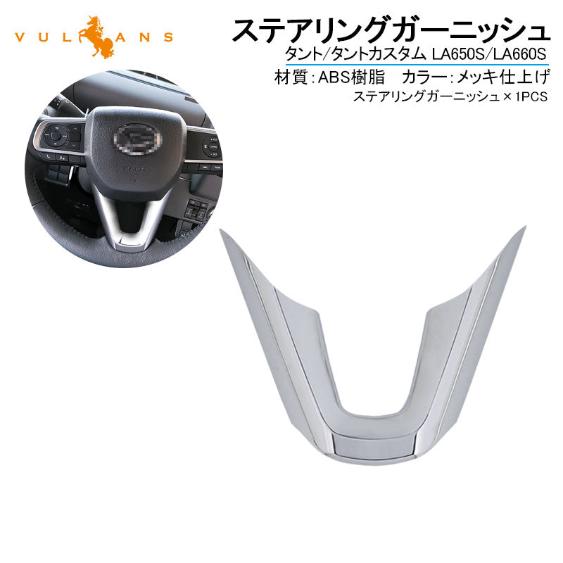 新型タント/タントカスタム LA650S/LA660S ステアリングガーニッシュ