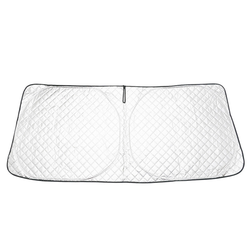 ハイエース ワイド車専用 ワンタッチフロントシェード 1枚 日よけ インテリアパネル 遮光 内装品 紫外線対策 UVカット 収納袋付き