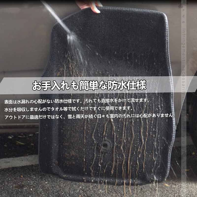 エアーファイバーマット アルファード/ヴェルファイア 30系 3枚 フロアマット カーマット キズや汚れ防止 内装 カスタム パーツ 消臭 抗菌効果 アクセサリー