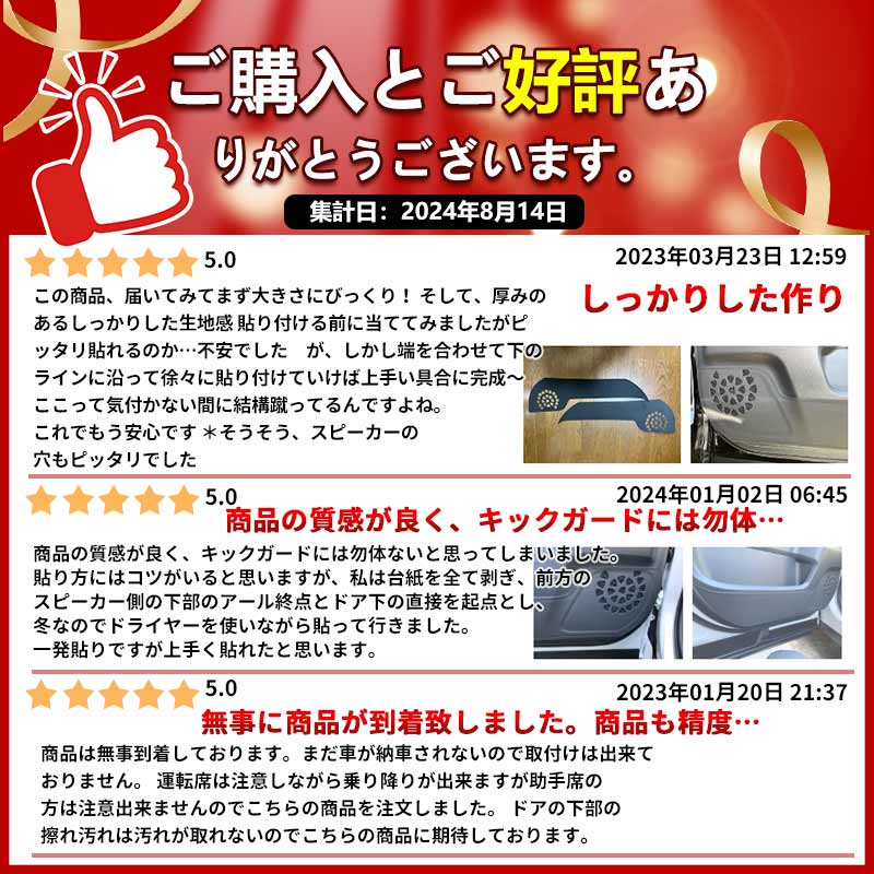 レザー調 ドアキックガード ノア/ヴォクシー90系 2枚 ドアプロテクター フロント 保護 ドアトリム 内装 パーツ エアロ アクセサリー カスタム トヨタ