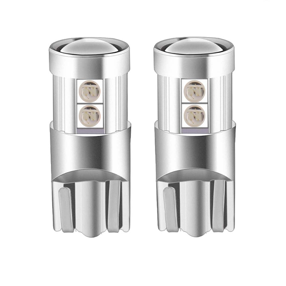 T10 LEDポジションランプ 2個セット 無極性 ポジション/ナンバー灯などにオススメ LEDバルブ ブルー ポジションランプ ウェッジ球 内装 パーツ