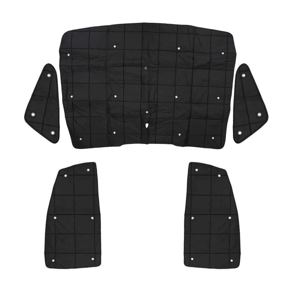 ワンタッチサンシェード フロント5枚セット車種選択可能 一年中使える 優れた断熱性 遮光率99% 車中泊 日よけ 遮熱 内装 パーツ