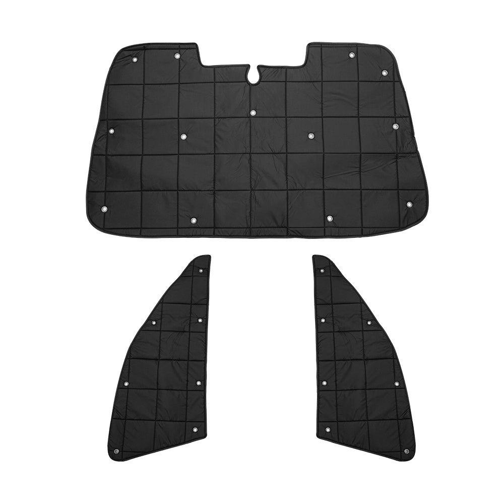 ワンタッチサンシェード フロント3枚セット 車種選択可能 一年中使える 優れた断熱性 遮光率99% 車中泊 日よけ 遮熱 内装 パーツ