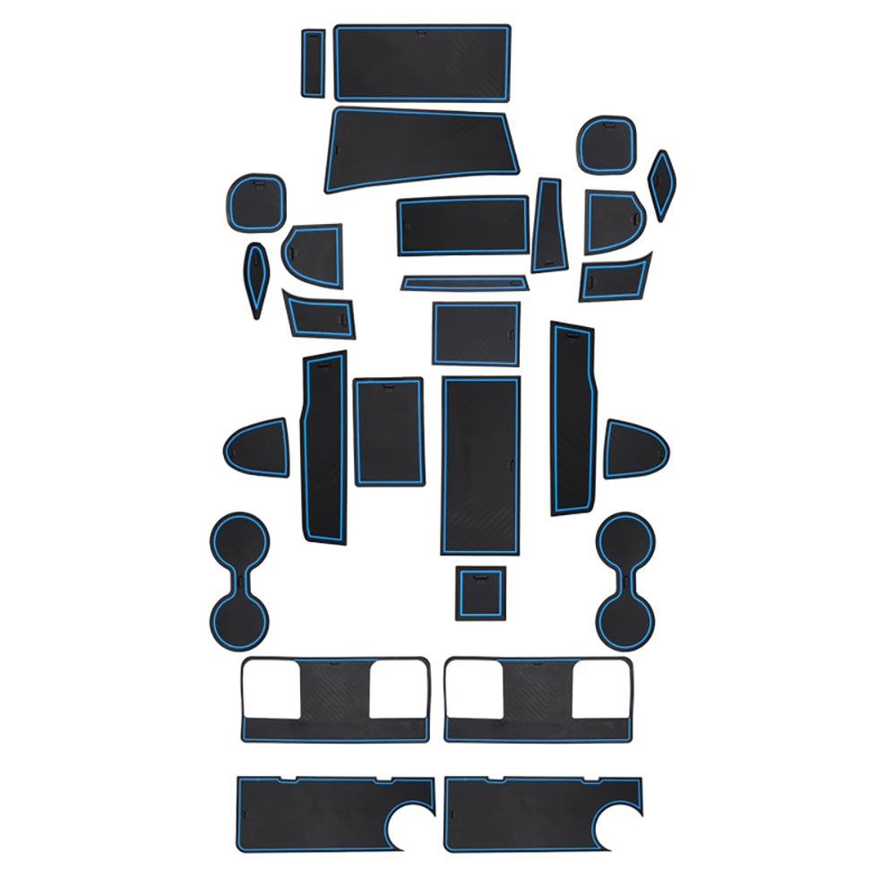 セレナ C28 ガソリン車 ドアポケットマット 選べる4色 28枚セット 滑り止めマット インテリアマット 水洗いOK 内装 パーツ キズ防止