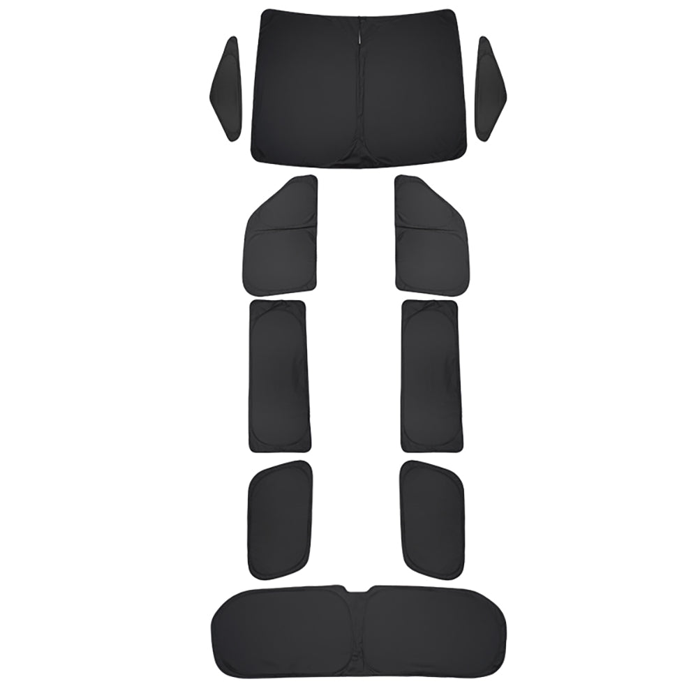 ALPHARD・VELLFIRE 40 クイックサンシェード 1台分 優れた断熱性 99%遮光率 10枚 折り畳み式 車中泊 盗難防止 燃費向上 アウトドア 日除け 内装 パーツ