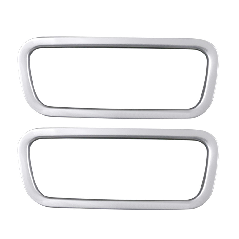 NBOX JF5 JF6 インナードアハンドルカバー サテンシルバー 2PCS ガーニッシュ ドアベゼルトリム インテリアパネル ドレスアップ内装 カスタム パーツ アクセサリー