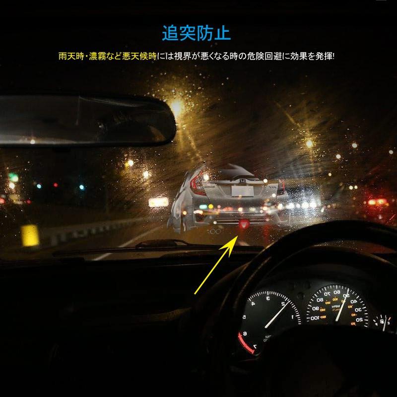 フィットGK3/4/5/6 フィットハイブリッド GP5 RS エアロ LEDリフレクター LED20個 クリアレンズ ブレーキ&スモール連動タイプ 視認性UP 追突防止 電装パーツ - VULCANS