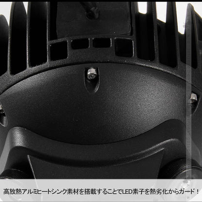 トヨタ ランドクルーザープラド 150系 LAND CRUISER PRADO LEDデイライト 片側84W ークライト 作業灯 ケルビンカバー付 外装 パーツ カスタム エアロ - VULCANS