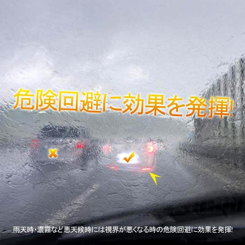 シエンタ 170系 チューブ仕様 LEDリフレクター レッドレンズ スモール/ブレーキ連動 左右セット 視認性UP 追突防止 電装 パーツ LEDリフレクターランプ - VULCANS
