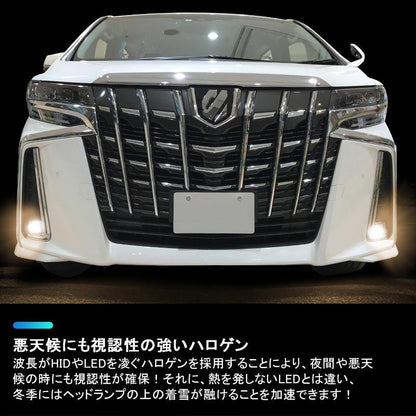 アルファード/ヴェルファイア 30系 後期 フォグレンズユニット ハロゲンバルブ付属 フォグランプレンズ 車検対応 パーツ カスタム ALPHARD VELLFIRE - VULCANS
