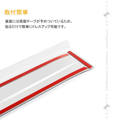 ホンダ ヴェゼル ハイブリット インナー スカッフプレート ステップガード 4PCS VEZEL RU1 RU2 RU3 RU4 ステップガーニッシュ カスタム パーツ アクセサリー - VULCANS