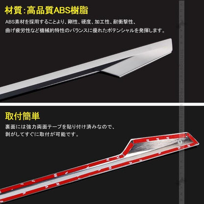 新型 ノア ヴォクシー エスクワイア 80系 MC前後対応 メッキ バックドア ガーニッシュ リア 外装 エアロ ドレスアップ アクセサリー NOAH VOXY - VULCANS