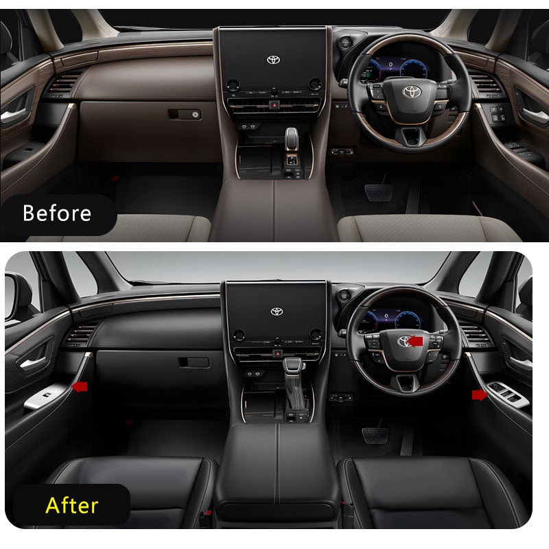 アルファード40系 ヴェルファイア ウィンドウスイッチパネル ドアスイッチパネル カバー ガーニッシュ 2色あり アクセサリー カスタム 内装 パーツ トヨタ