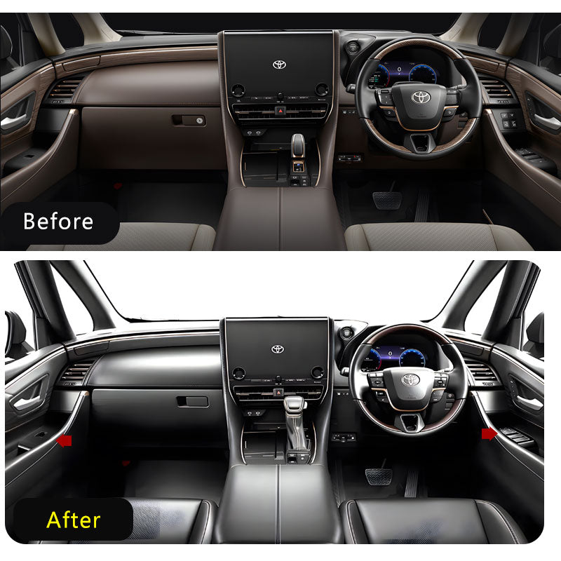 アルファード40系 ヴェルファイア ウィンドウスイッチパネル ドアスイッチパネル カバー ガーニッシュ 2色あり アクセサリー カスタム 内装 パーツ トヨタ