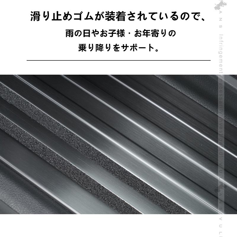 アルファード ヴェルファイア 40系 サイドステップスカッフプレート 選べる2色 スカッフプレート SUS304ステンレス 内装 パーツ アクセサリー ドレスアップ