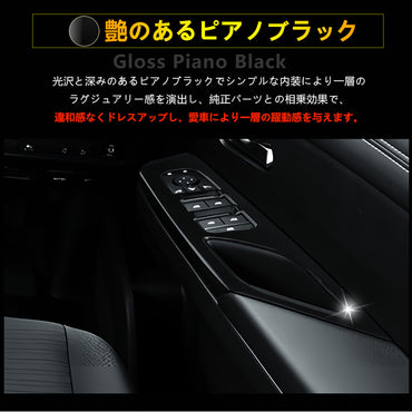 日産 セレナ C28 ウィンドウスイッチパネル 3色あり ドアスイッチカバー 2PCS ドアスイッチパネル ガーニッシュ 内装 パーツ アクセサリー パワーウインドウ