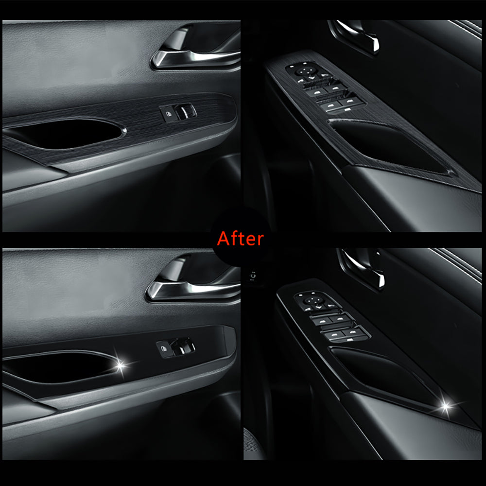 日産 セレナ C28 ウィンドウスイッチパネル 3色あり ドアスイッチカバー 2PCS ドアスイッチパネル ガーニッシュ 内装 パーツ アクセサリー パワーウインドウ