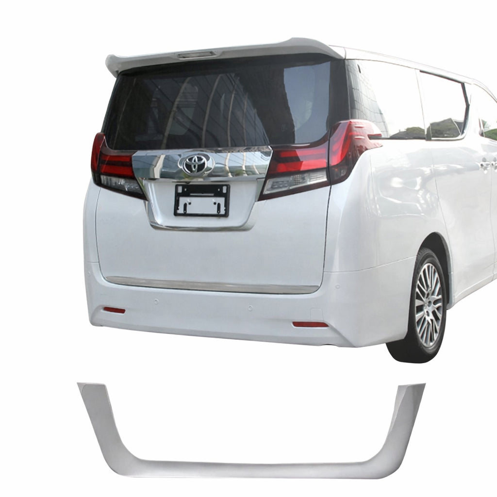 アルファード 30系 ヴェルファイア 30系 ステンレス鏡面仕上げ リアナンバープレートトリム リア ナンバープレート周り ガーニッシュ