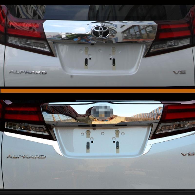 アルファード 30系 専用設計 全グレード対応 テールランプ テールライトガーニッシュ バックドアガーニッシュ