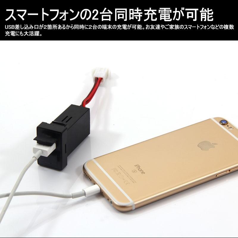 ホンダ車用 純正スイッチパネル交換タイプ 車載用 増設USBポート 充電 2ポート USBスイッチパネルカバー スマホ iPHone スマホ充電器 スイッチホール