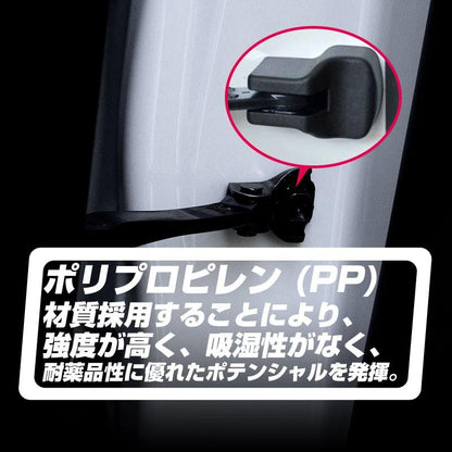 トヨタ 専用 アルファード30 ドアストッパーカバー ストライカーカバー ブラック 雨防止 サビ防止等に 2個seT