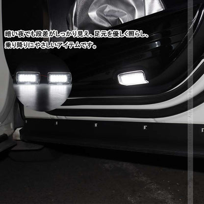 トヨタ 36連SMD LEDカーテシランプ ウェルカムランプ ドアランプ アルファード30系 プリウス 30系 IS350 ヴェルファイア ホワイト2個