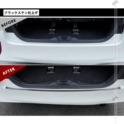 アルファード ヴェルファイア 40系 リアバンパーステップガード 2色 ブラック シルバー キズ防止 SUS304ステンレス 車体保護 スカッフプレート 内装 パーツ