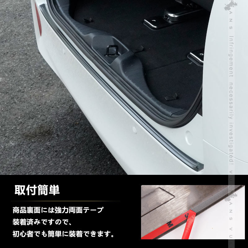 アルファード ヴェルファイア 40系 リアバンパーステップガード 2色 ブラック シルバー キズ防止 SUS304ステンレス 車体保護 スカッフプレート 内装 パーツ
