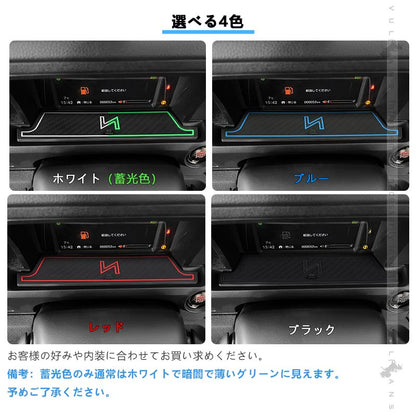 N-BOX JF5 JF6 カスタム ドアポケットマット ホワイト ブラック ブルー レッド 14枚 ラバーマット 滑り止めマット インテリアマット 内装 パーツ キズ防止