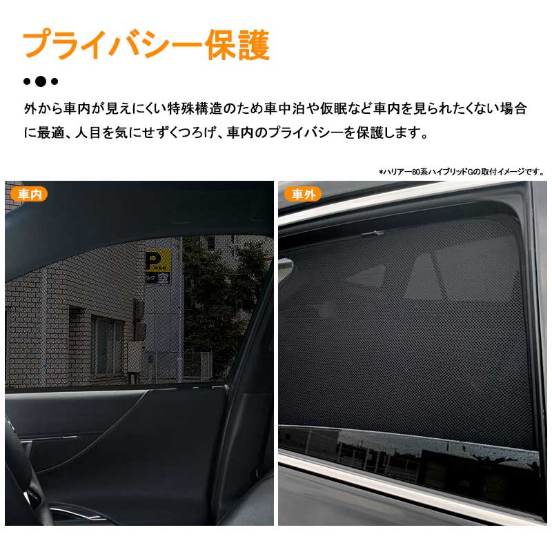 アルファード/ヴェルファイア 20系 メッシュカーテン 日よけ インテリア 遮光カーテン UVカット 紫外線 フロントドア リアグラス 7枚seT