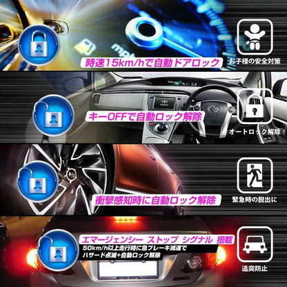 OBD オートドアロックユニット OBD2 トヨタ 86 スバル BRZ専用 速度感知システム付 キーOFFで開錠 取付簡単