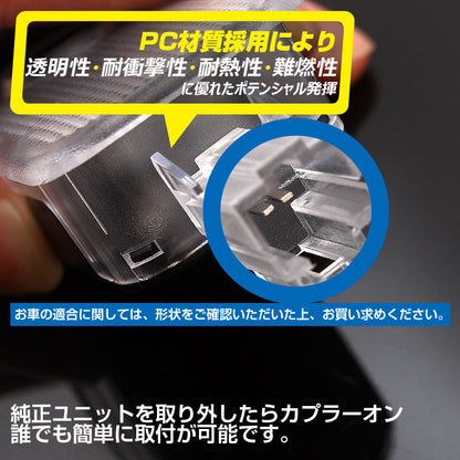 スバル SUBARU LED ロゴ カーテシランプ 純正交換式 LED ドア ロゴ カーテシランプ カーテシーライト フォレスター アウトバック レガシィ インプレッサ XV 2個