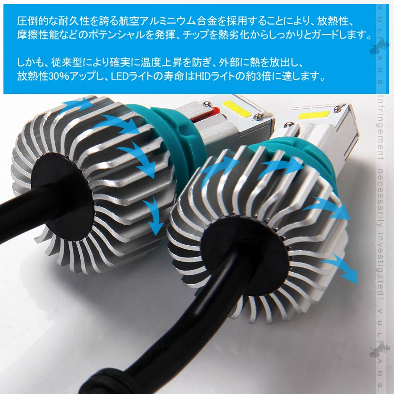 T16 LEDバックランプ 1100ルーメ IP65 9V?30V  粗線設計 1年保証 無極性 LED バルブ 2個 アルミヒートシンク ホワイト 6500K 360°発光 バックランプ  C-HR