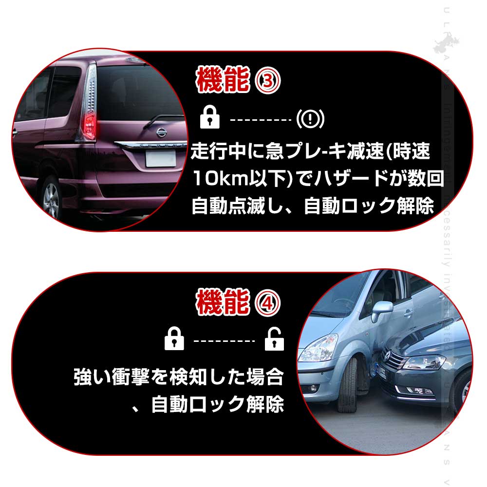 OBD車速感知 オートドアロックキット OBD2 OBD 日産 専用 配線不要 取付簡単 パーツアクセサリー カプラーオン ハザード連動 パーキング オート ドアロック
