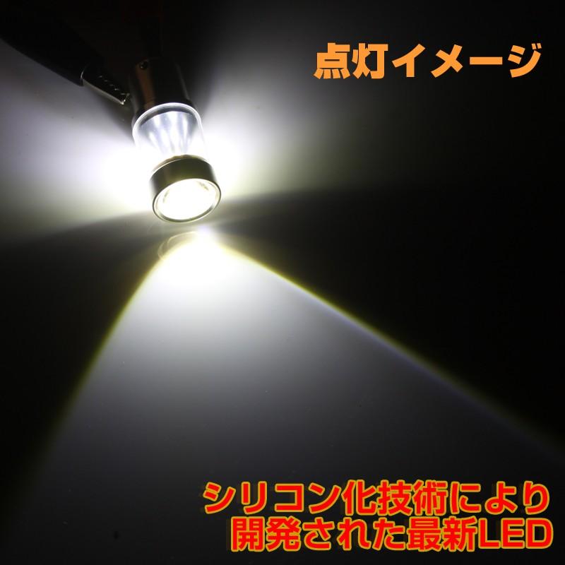 ALL CREE 30W LEDライト S25s/1156/BA15s バック シングル球 LEDバルブ CREE XB-D5 ホワイト 白 2個 6000K 純正交換用 デイライト 12V24V兼用