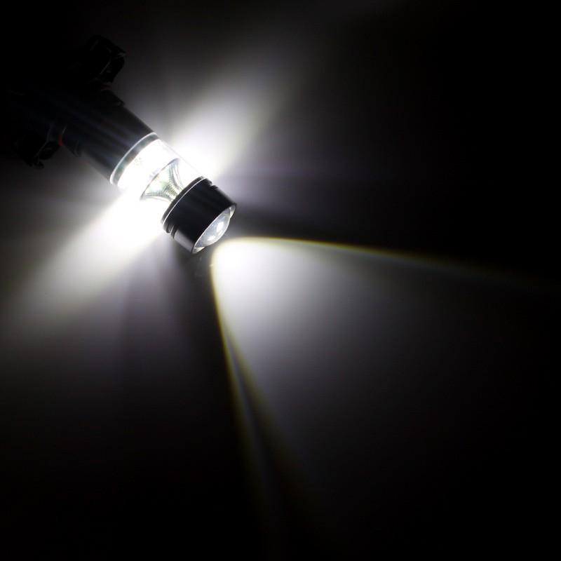 SHARP製 シャープ 75W 360度発光 LED フォグランプ 広角 PSX24W LEDフォグ フォグ 汎用 12V/24V対応 アルミヒートシンク LEDバルブ 白 ホワイト 2個