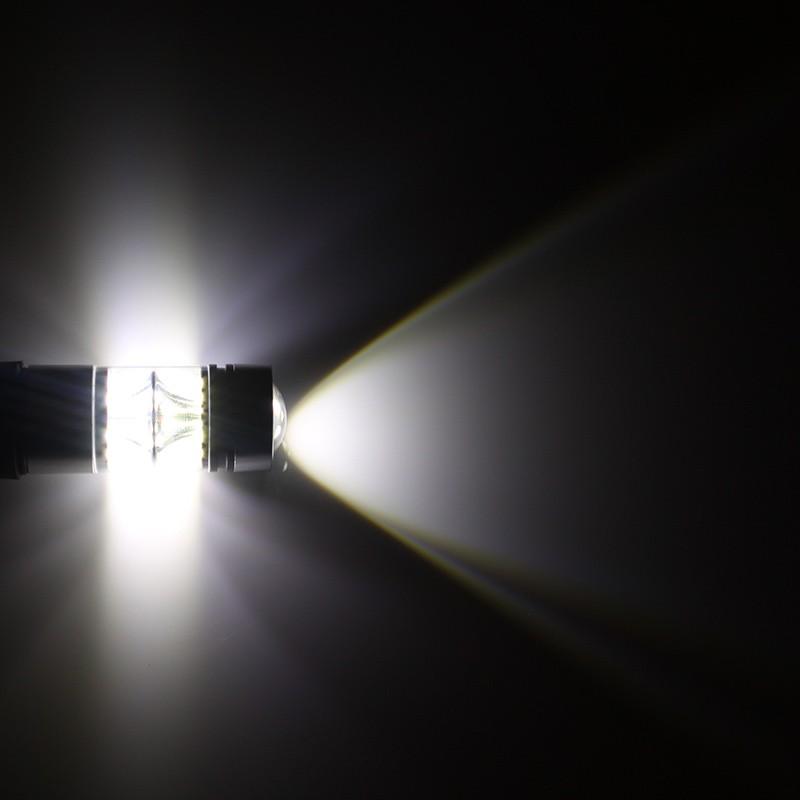 SHARP製 シャープ 75W 360度発光 LED フォグランプ 広角 PSX26W LEDフォグ フォグ 汎用 12V/24V対応 アルミヒートシンク LEDバルブ 白 ホワイト 2個