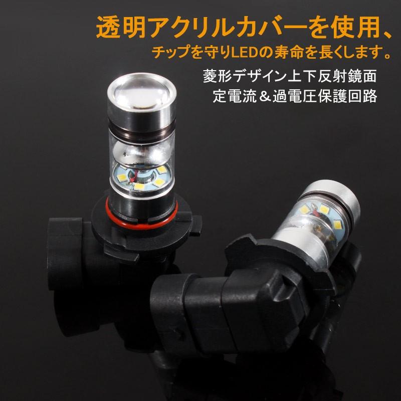 SHARP製 シャープ 75W 360度発光 LED フォグランプ 広角 HB3/9005 LEDフォグ フォグ 汎用 12V/24V対応 アルミヒートシンク LEDバルブ 白 ホワイト 2個
