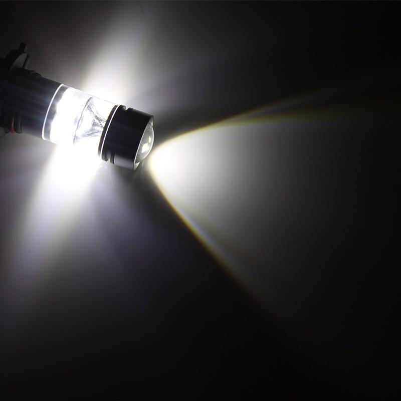 SHARP製 シャープ 75W 360度発光 LED フォグランプ 広角 HB3/9005 LEDフォグ フォグ 汎用 12V/24V対応 アルミヒートシンク LEDバルブ 白 ホワイト 2個