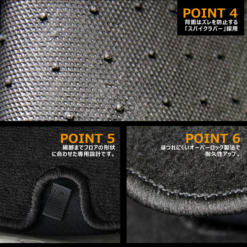 ヴェルファイア30系 アルファード30系 ガソリン車 7人乗り フロント リア ラゲッジ フロアマット ラゲッジマット カーマット 内装 カスタム パーツ