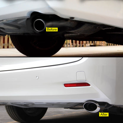 トヨタ アルファード 30系 ヴェルファイア 30系 専用設計 シルバー マフラーカッター 下向き オーバル シングルタイプ 純正バンパー専用