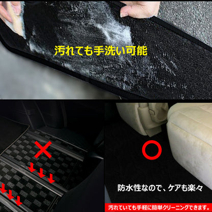 ヴェルファイア 30系 アルファード 30系 ガソリン車 2列目シート/電動式オットマン 専用 セカンドラグマット カーマット Mサイズ